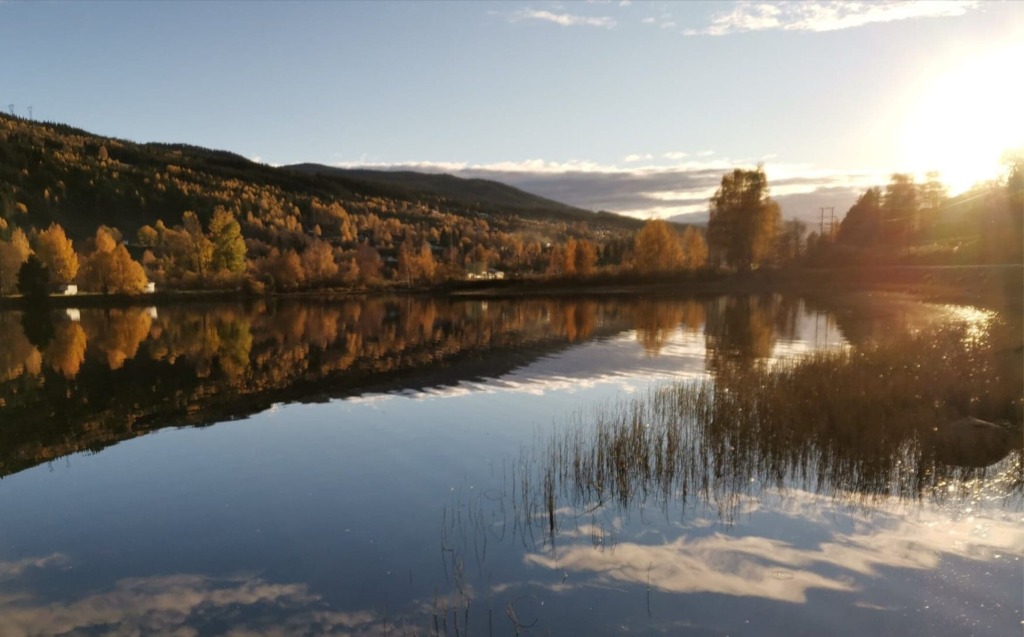 Bilde fra Elvelangs i Ål