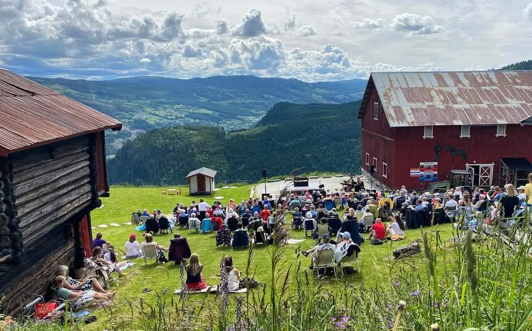 Bilde fra sommeroperaen på Operalåven i Ål