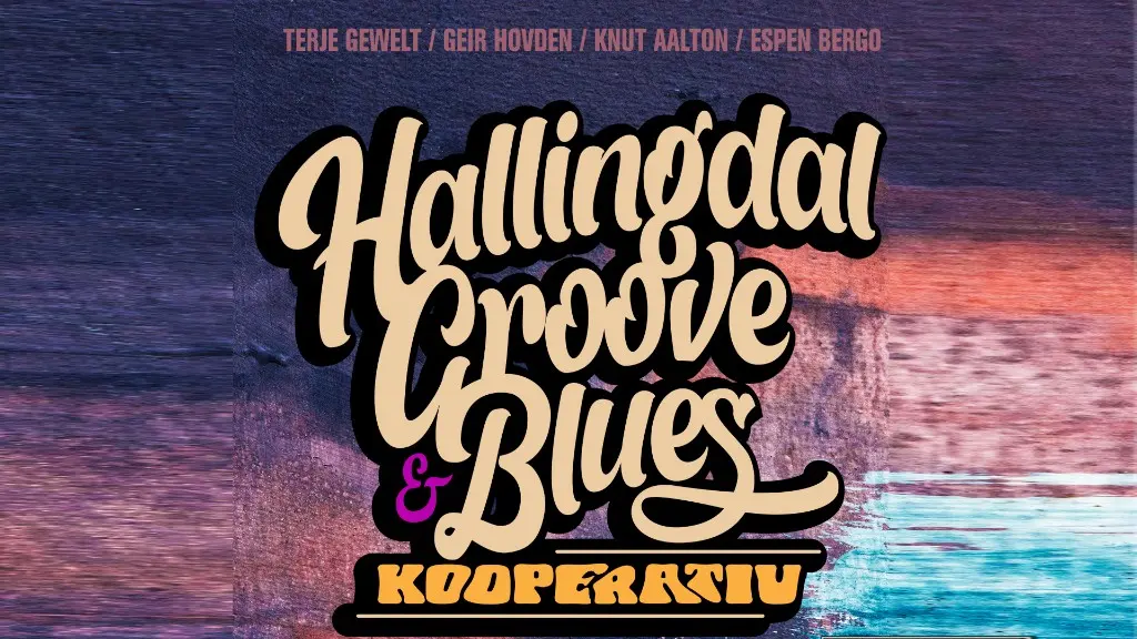 Plakat til konserten med Hallingdal Groove & Blues på Tanken i Ål