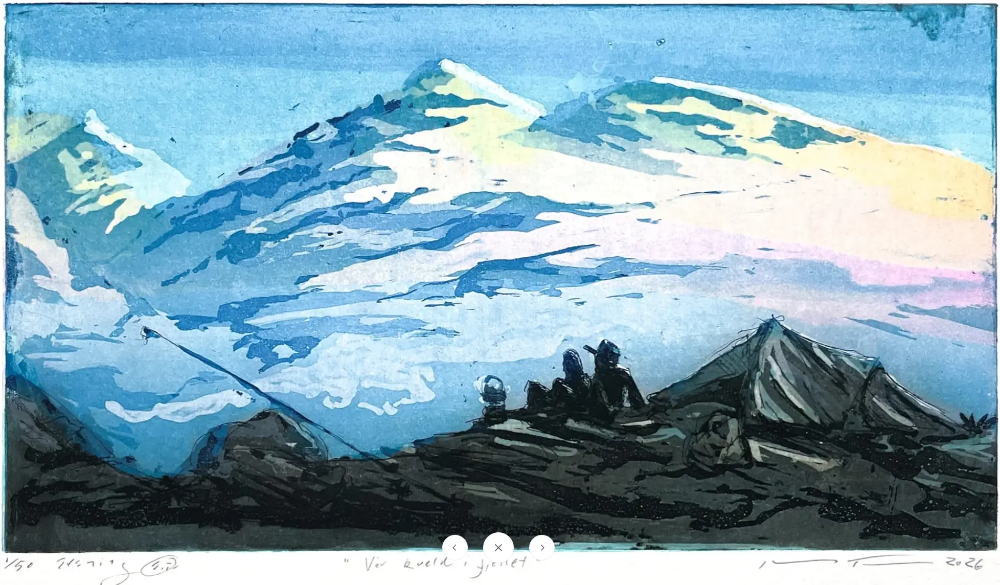 Grafikk av kunstner Kristian Finborud