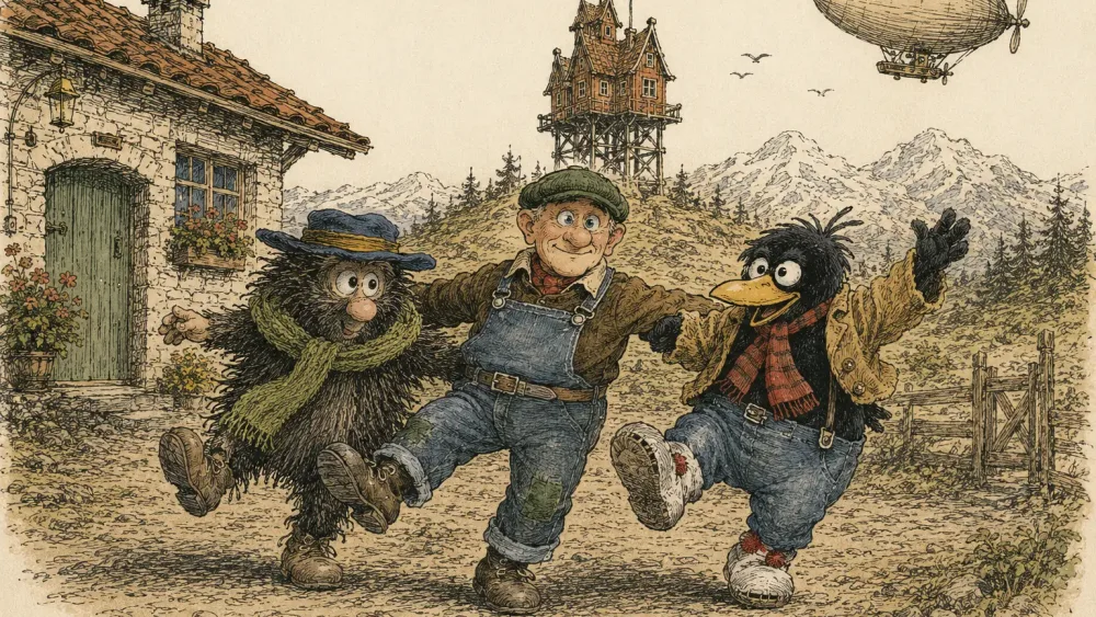 Bilde av Reodor Felgen, Ludvig og Solan