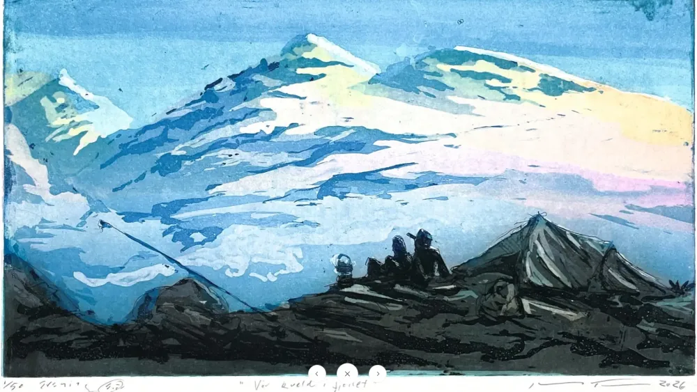 Grafikk av kunstner Kristian Finborud